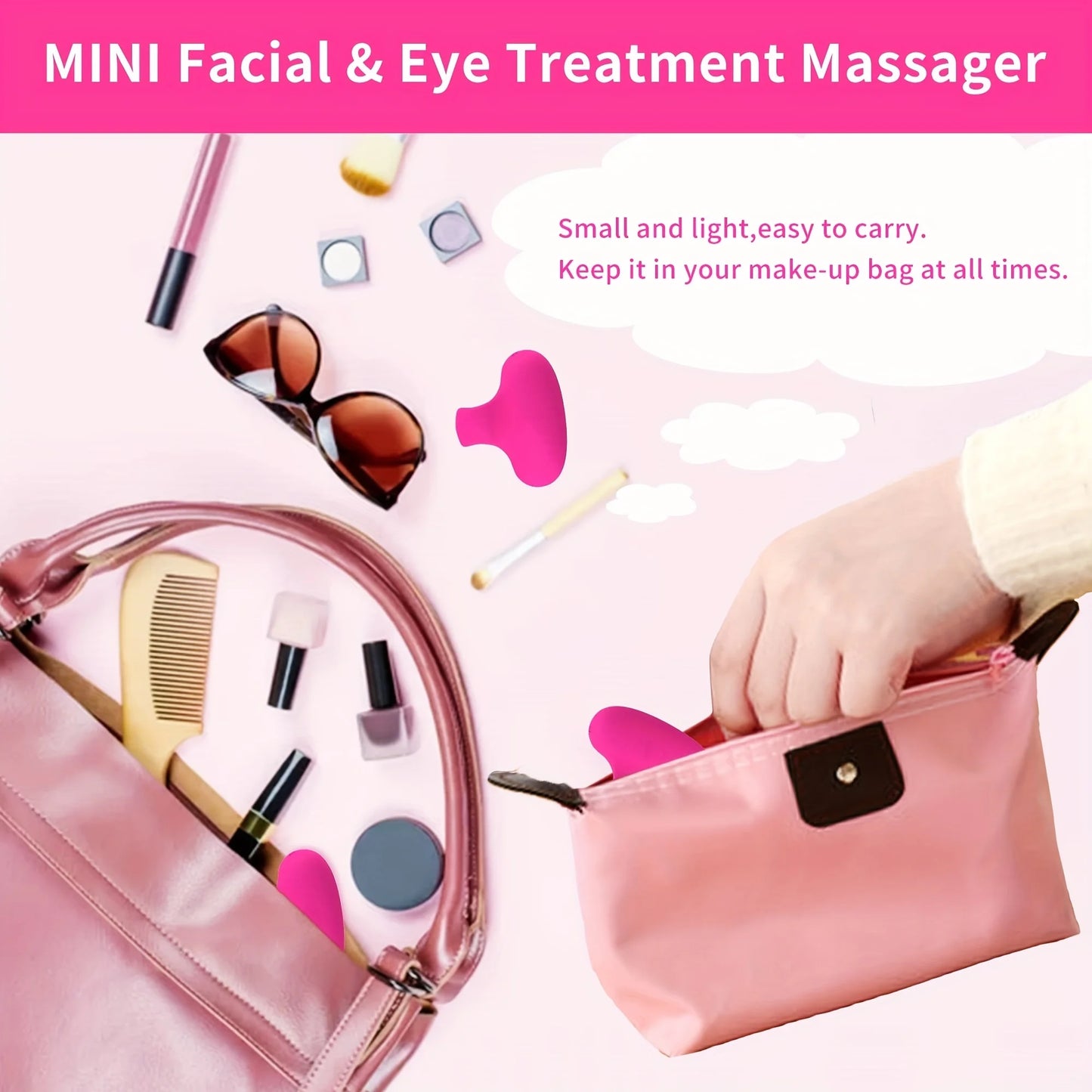 Pocket Mini Ring Face and Eye Massager